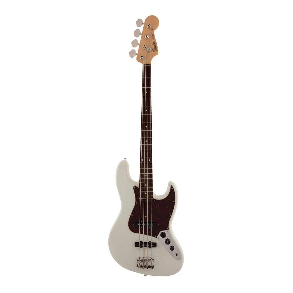 Fender Made in Japan Traditional 60s Jazz Bass®, Rosewood Fingerboard, Olympic White - Image 2