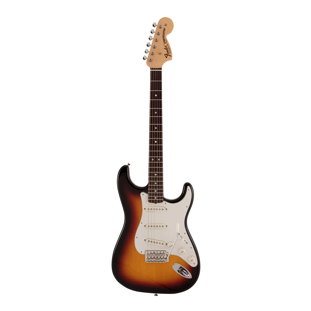 Fender Made in Japan Traditional Late 60s Stratocaster®, Rosewood Fingerboard, 3-Color Sunburst - Image 2
