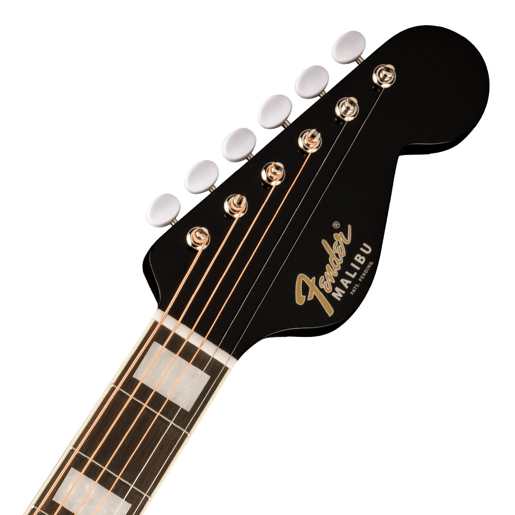 Fender Malibu Vintage - Black - Image 4