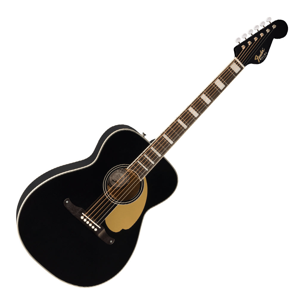 Fender Malibu Vintage - Black - Image 7