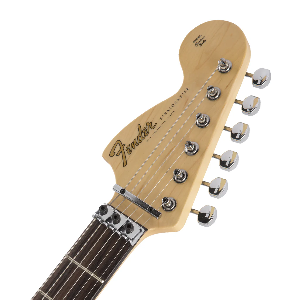 Fender Michiya Haruhata Stratocaster®, Rosewood Fingerboard, Caribbean Blue Transparent - Image 4