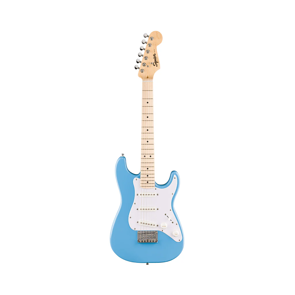 Fender Mini Stratocaster Maple Fingerboard w/White Pickguard - California Blue - Image 3