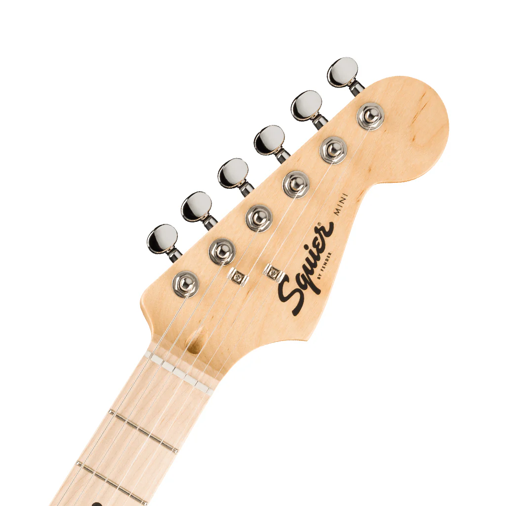 Fender Mini Stratocaster Maple Fingerboard w/White Pickguard - California Blue - Image 5