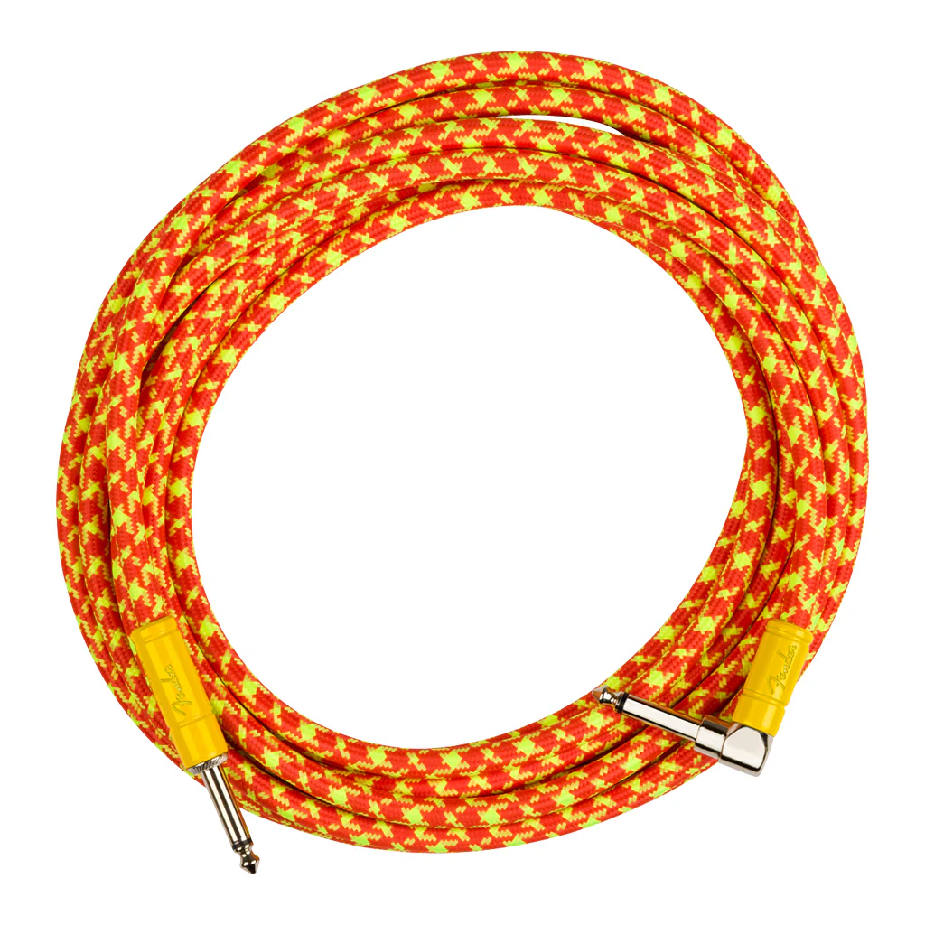 Fender MonoNeon Instrument Cable, 18.6', Orange - Image 2