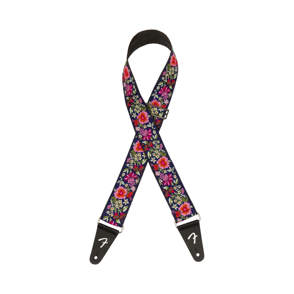 Fender Mosaic Jacquard Guitar Strap - Blue, 2"