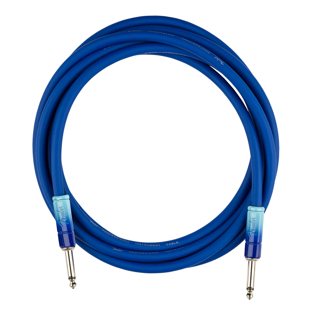 Fender Ombré Instrument Cable, Straight/Straight, 10', Belair Blue - Image 2