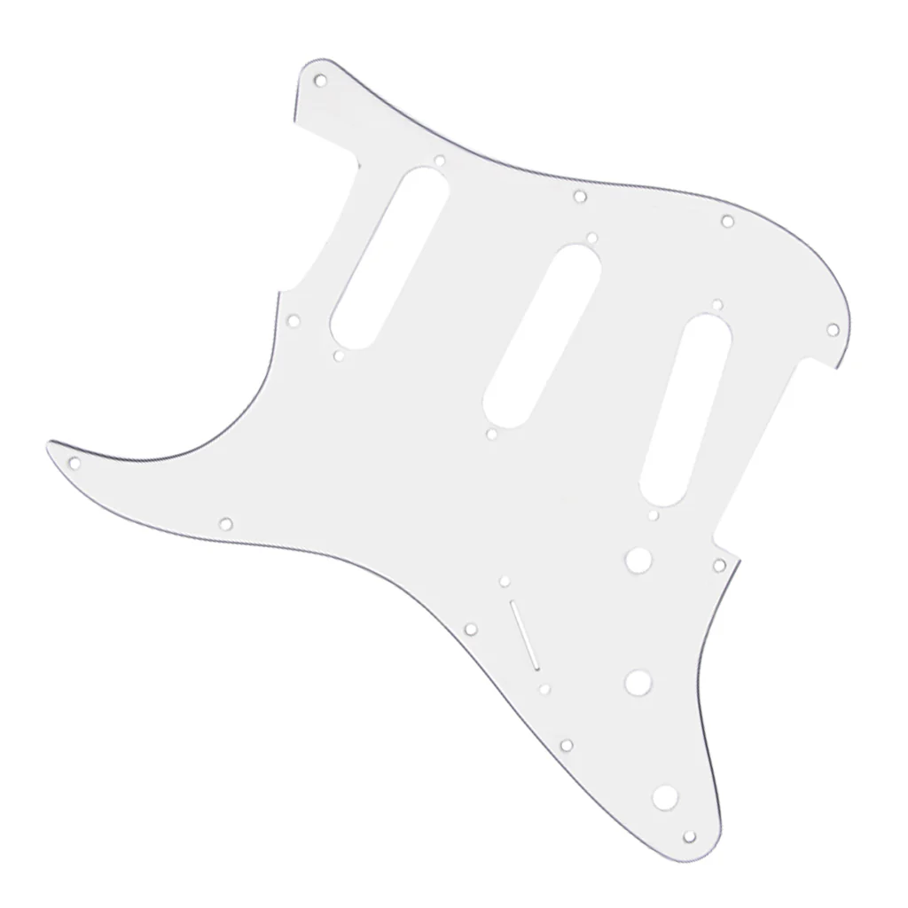 Fender - Pickguard, Stratocaster® S/S/S (Left Hand), 11-Hole Mount, Mint Green, 3-Ply