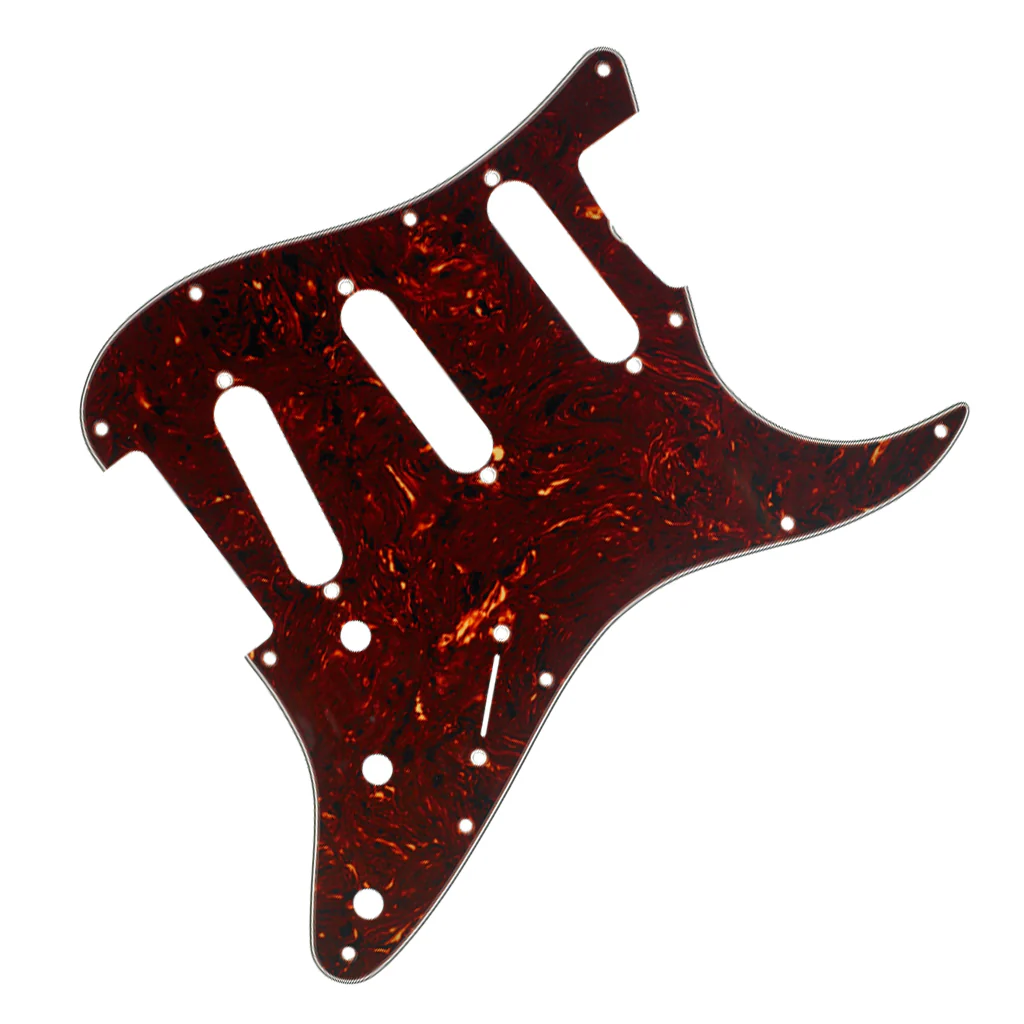 Fender - Pickguard, Stratocaster® S/S/S, (with Truss Rod Notch), 11-Hole Vintage Mount, Tortoise Shell, 4-Ply