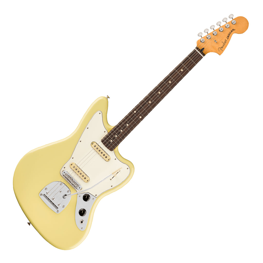 Fender Player II Jaguar Rosewood Fretboard Hialeah Yellow - Image 7