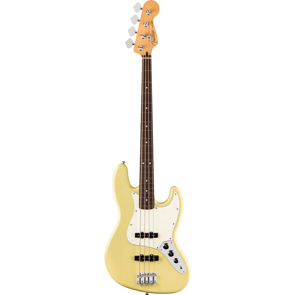 Fender Player II Jazz Bass Rosewood Fretboard Hialeah Yellow - Image 2