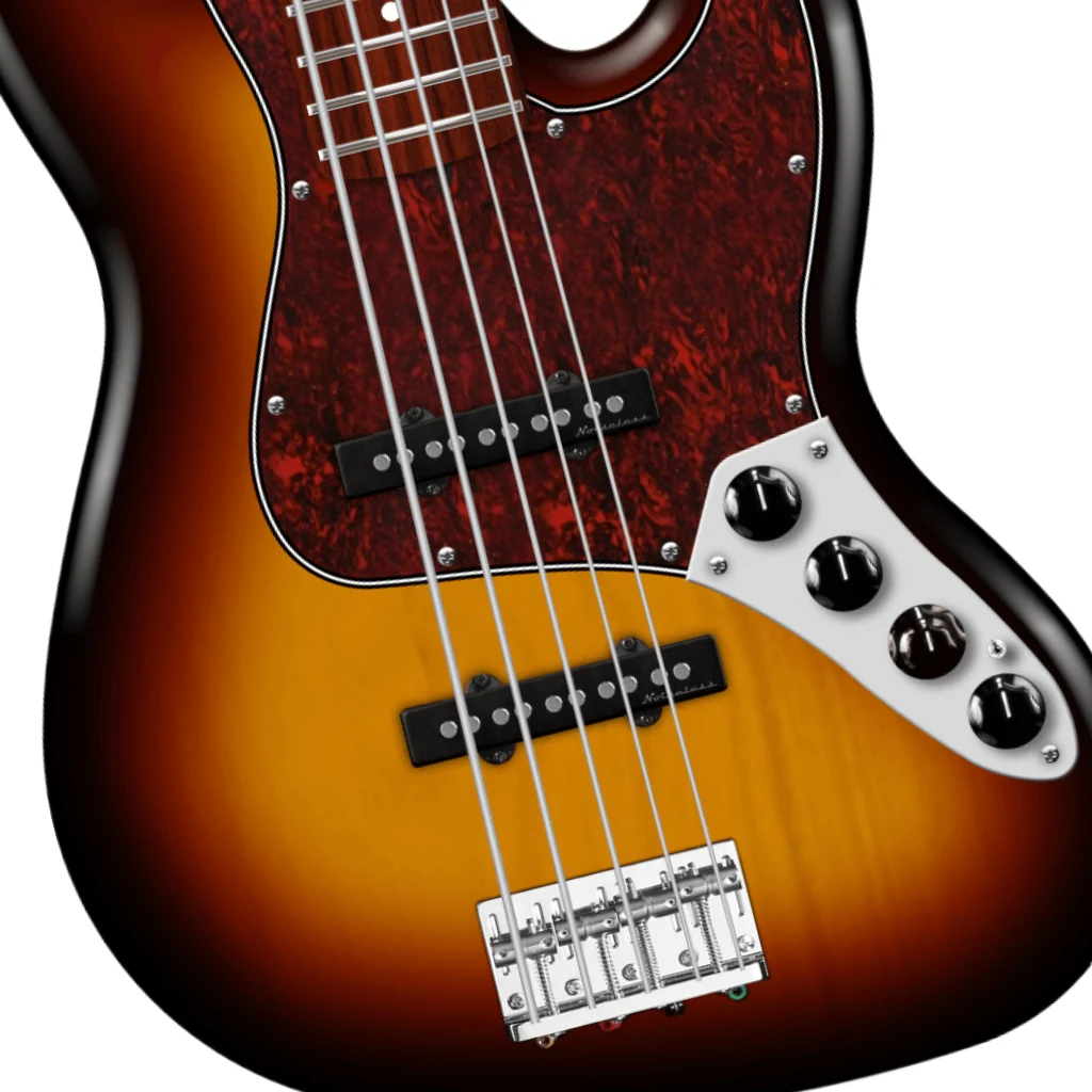 Fender Player II Modified Active Jazz Bass V - 3 Tone Sunburst, Rosewood Fingerboard - Image 6