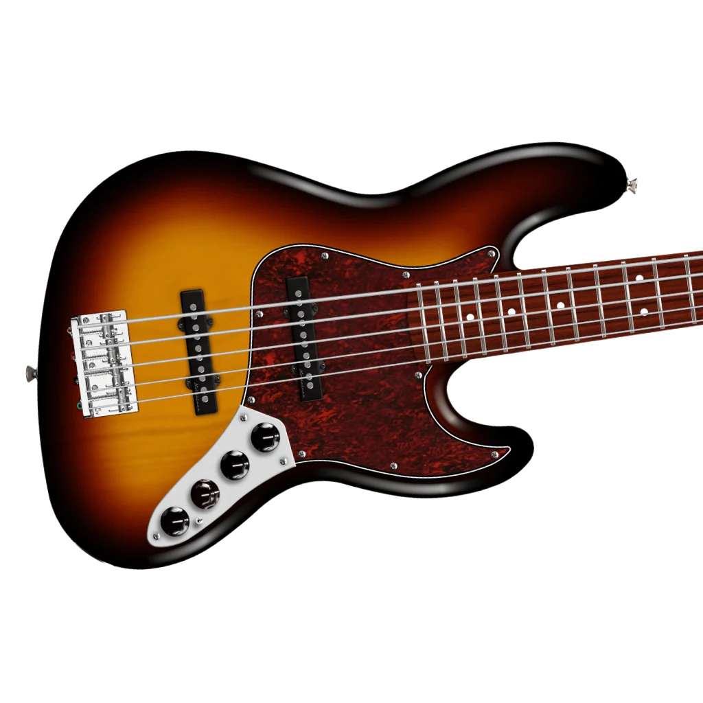 Fender Player II Modified Active Jazz Bass V - 3 Tone Sunburst, Rosewood Fingerboard - Image 7