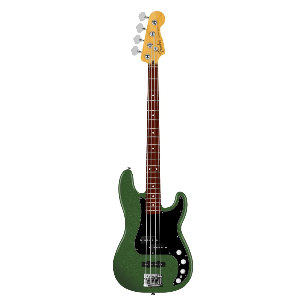 Fender Player II Modified Active Precision Bass - Harvest Green Metallic, Rosewood Fingerboard - Image 2