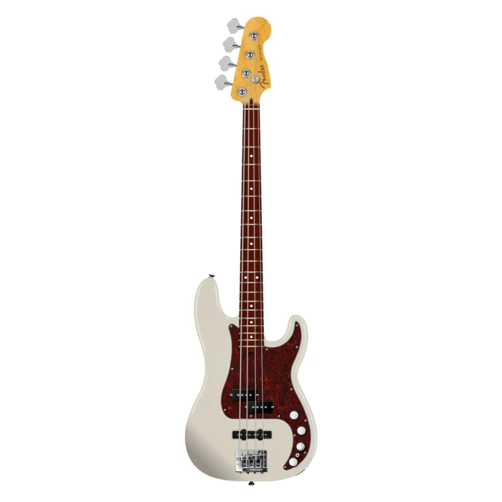 Fender Player II Modified Active Precision Bass - Olympic Pearl, Rose Fingerboard - Image 2
