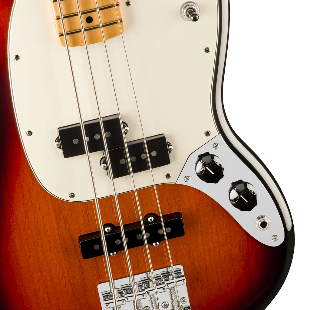 Fender Player II Mustang Bass Maple Fretboard 3 Color Sunburst - Image 6