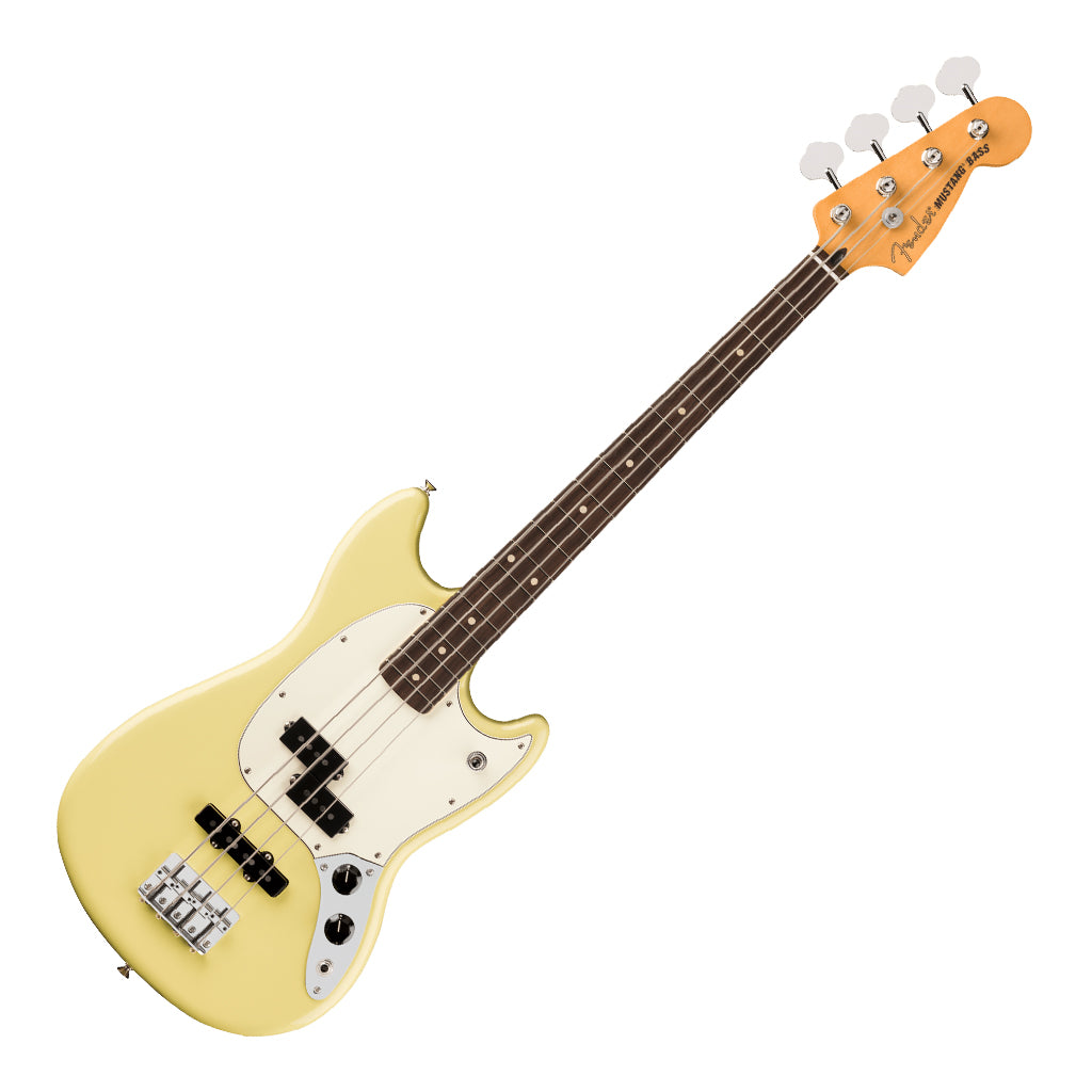 Fender Player II Mustang Bass Rosewood Fretboard Hialeah Yellow - Image 7