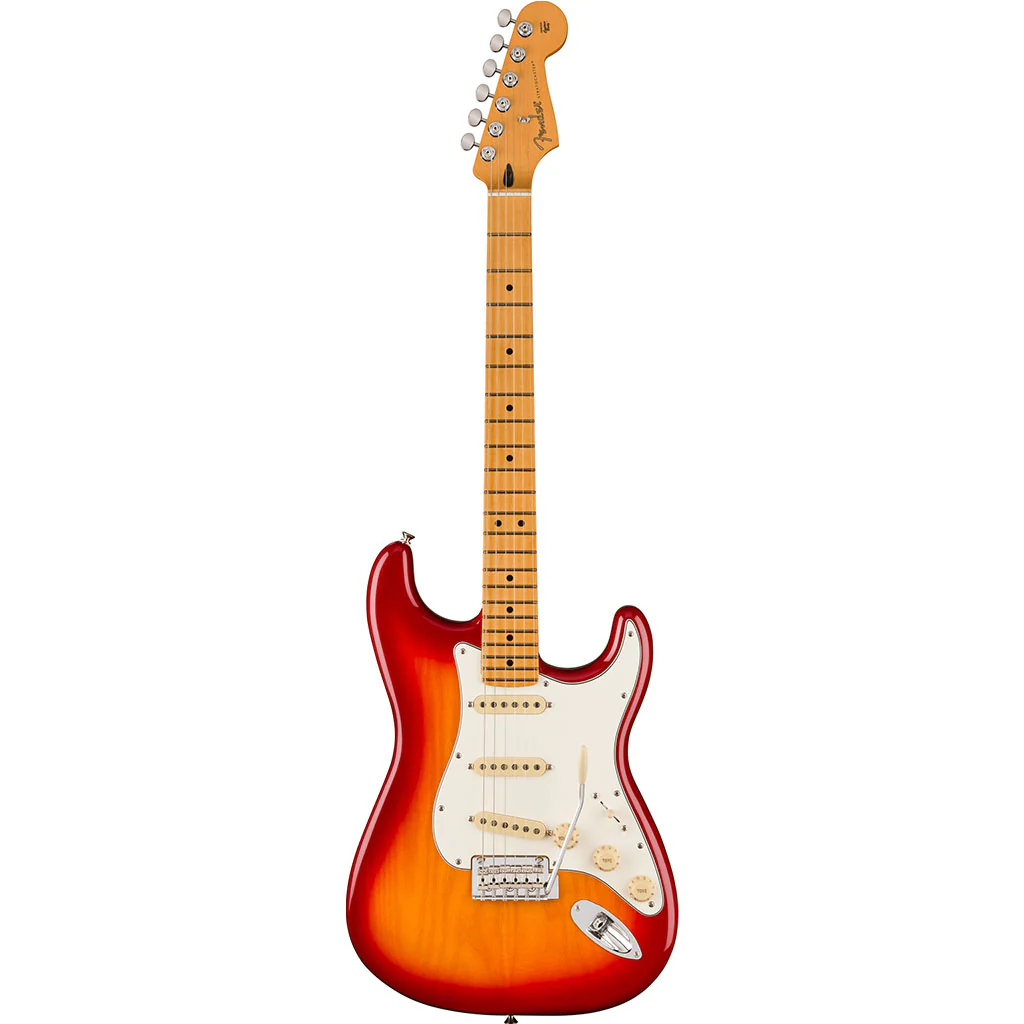 Fender Player II Stratocaster Chambered Ash Body - Maple Fretboard - Aged Cherry Burst - Image 2