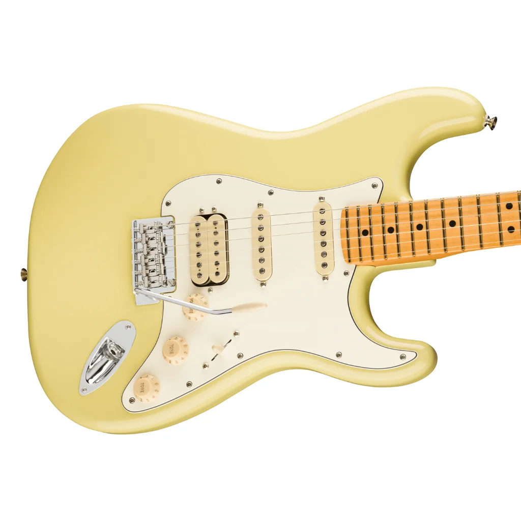 Fender Player II Stratocaster HSS Maple Fretboard Electric Guitar - Hialeah Yellow - Image 7