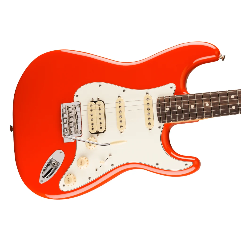 Fender Player II Stratocaster HSS Rosewood Fretboard Electric Guitar - Coral Red - Image 7