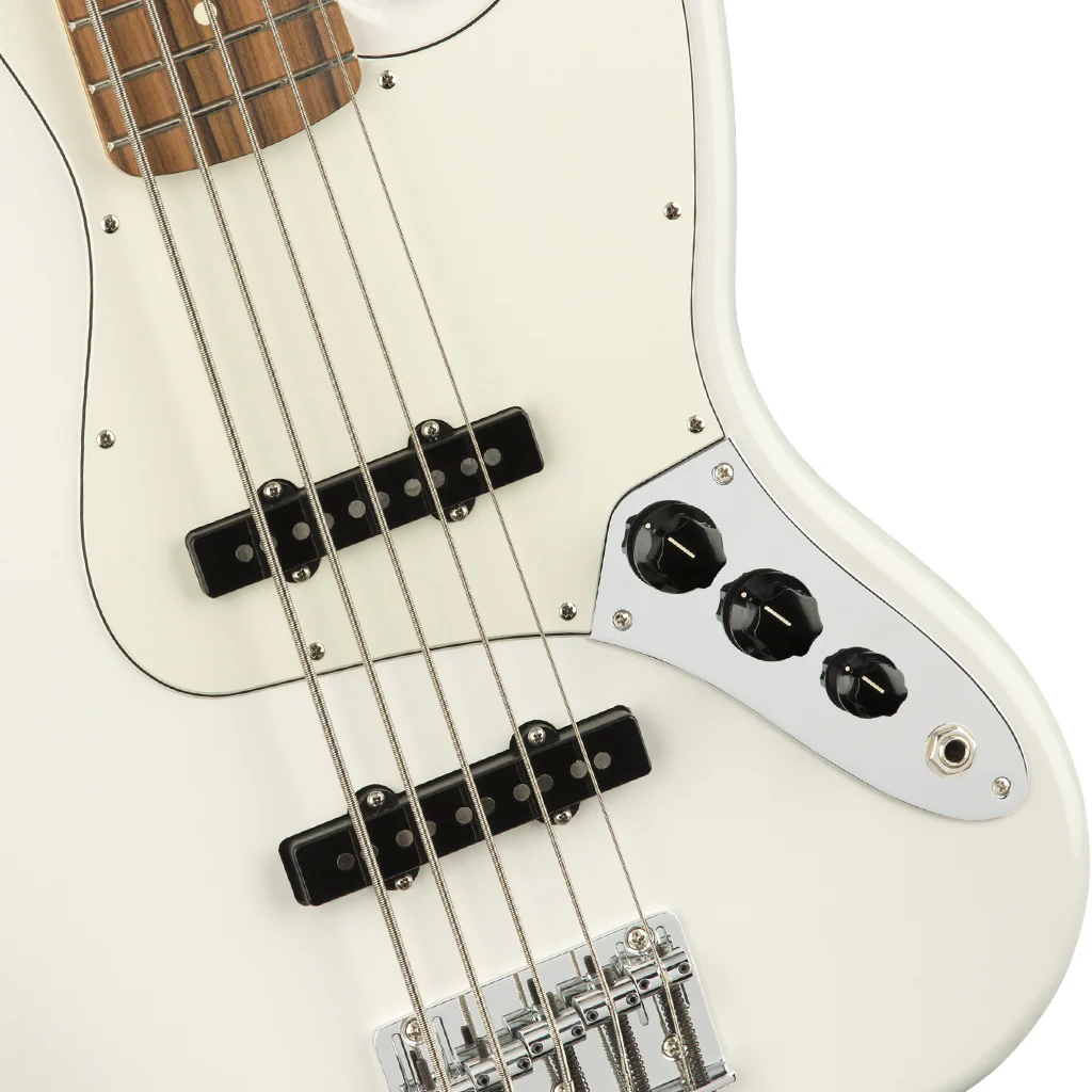 Fender Player Jazz Bass V Pau Ferro Fingerboard - Polar White - Image 7