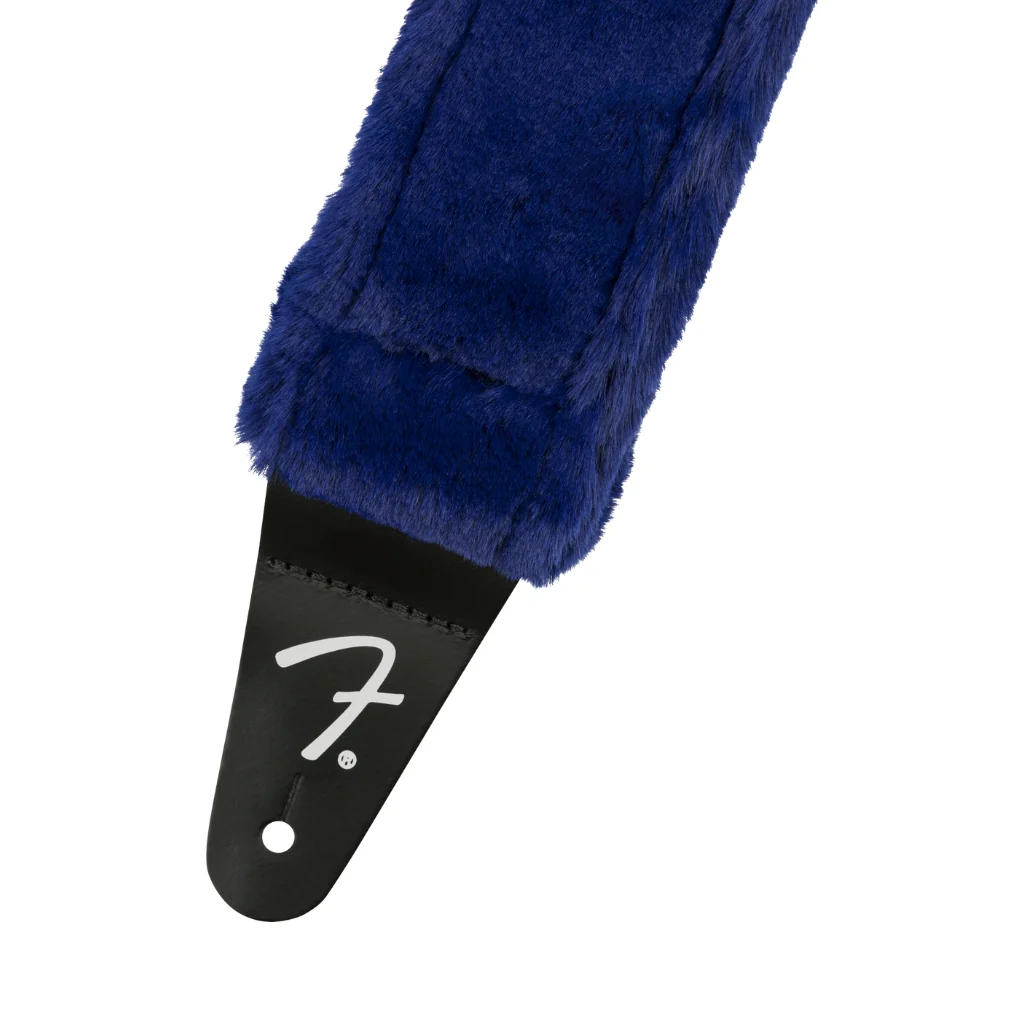 Fender Poodle Plush Strap Blue - Image 2