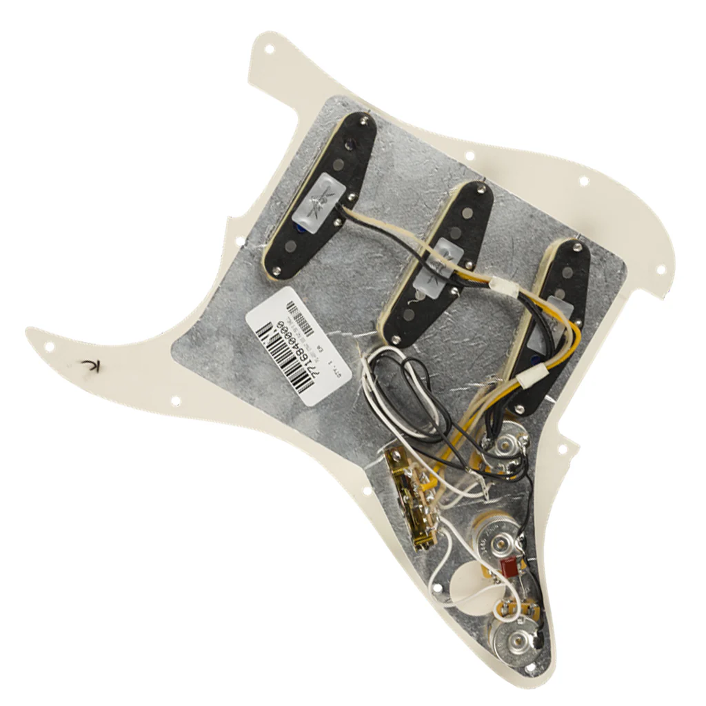 Fender - Pre-Wired Strat® Pickguard, Custom Shop Fat 50's SSS, Tortoise Shell 11 Hole PG - Image 2