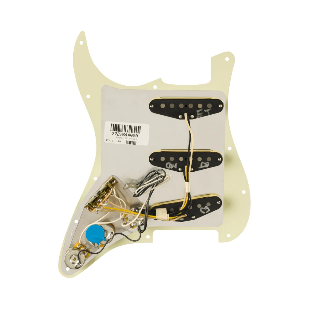 Fender Pre Wired Strat Pickguard Eric Johnson Signature Mint Green 11 Hole PG - Image 2