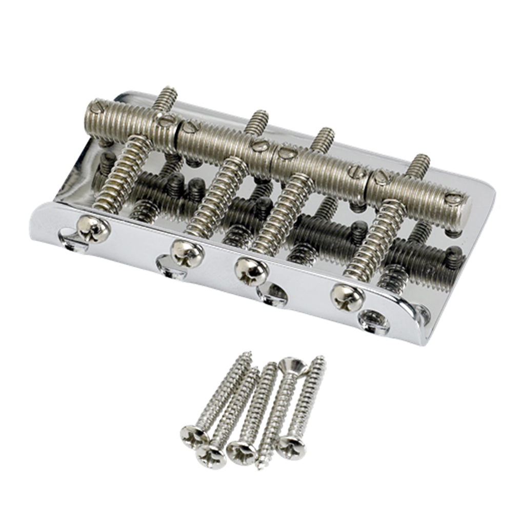 Fender Pure Vintage Bass Bridge Assembly in Nickel Chrome