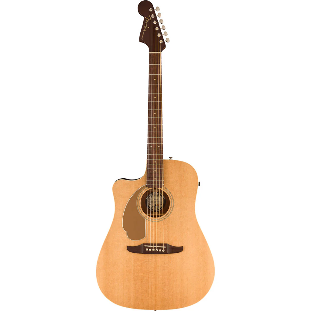 Fender Redondo Player Left Handed, Walnut Fingerboard, Gold Pickguard, , Natural - Image 2