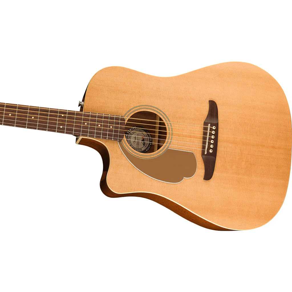 Fender Redondo Player Left Handed, Walnut Fingerboard, Gold Pickguard, , Natural - Image 4