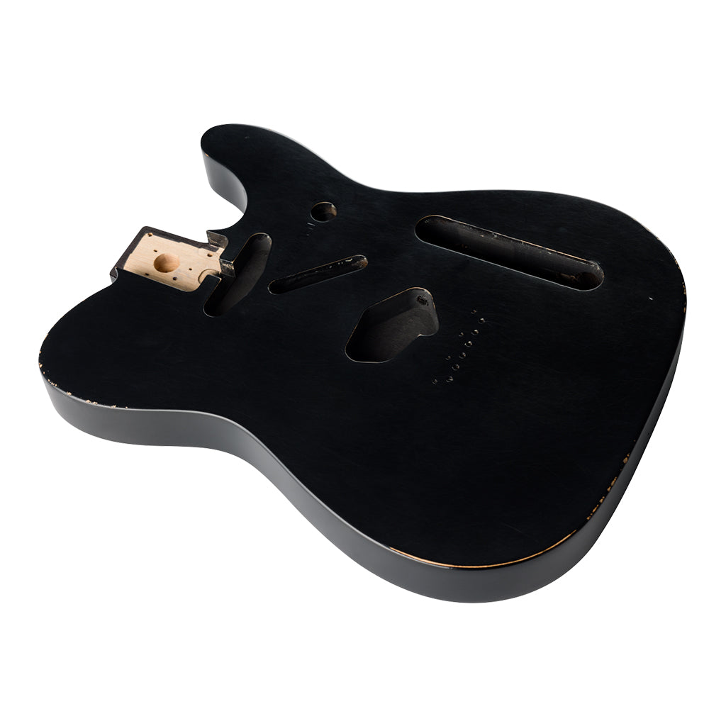 Fender Road Worn 50s Telecaster SS with Alder Body - Black - Image 3