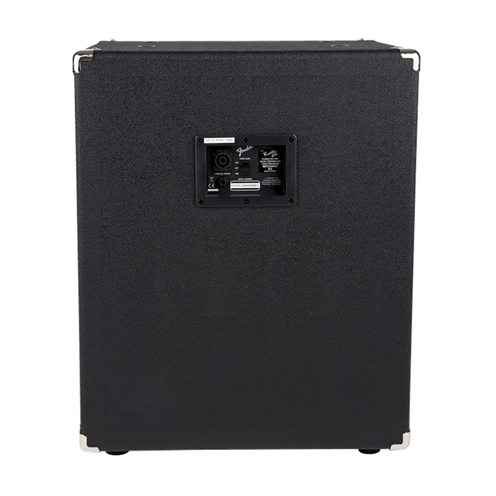 Fender Rumble 210 V3 - 700W 2x10 8ohm Bass Speaker Cabinet - Black/Black - Image 3