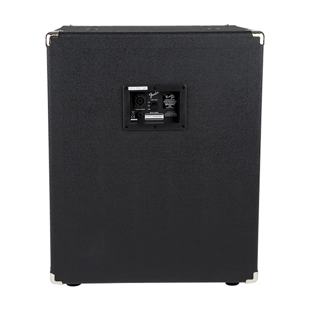 Fender Rumble 210 V3 - 700W 2x10 8ohm Bass Speaker Cabinet - Silver/Black - Image 4