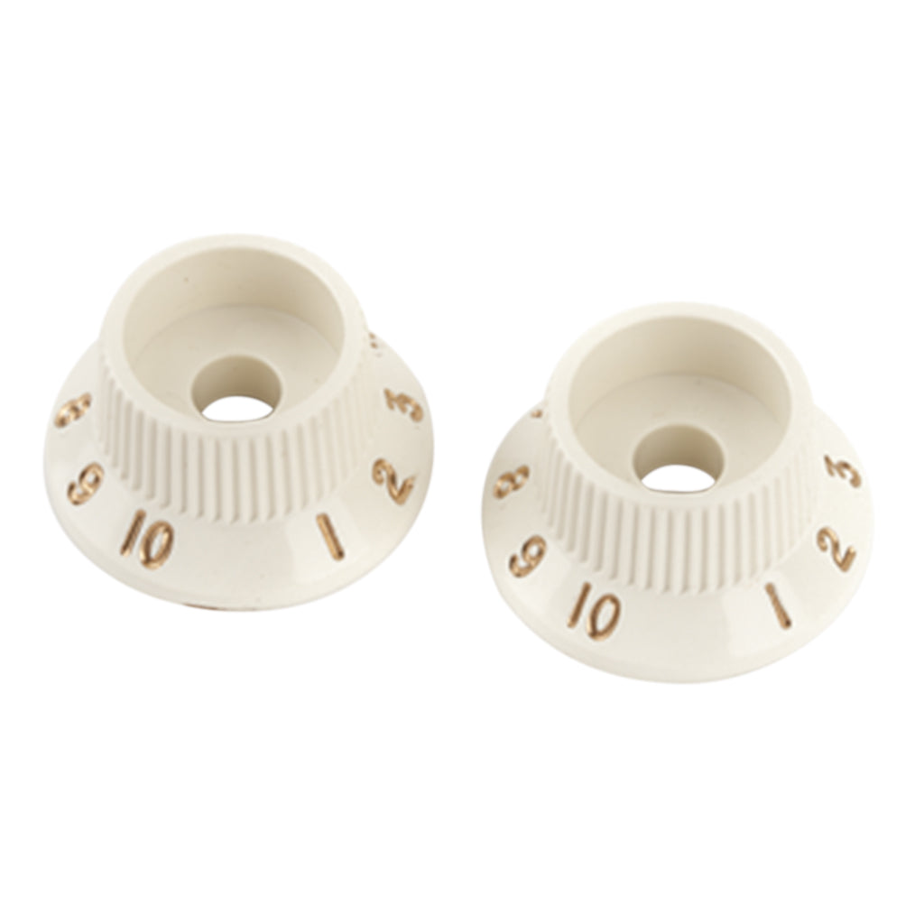 Fender S1 Switch Stratocaster Knobs Parchment Pack of 2