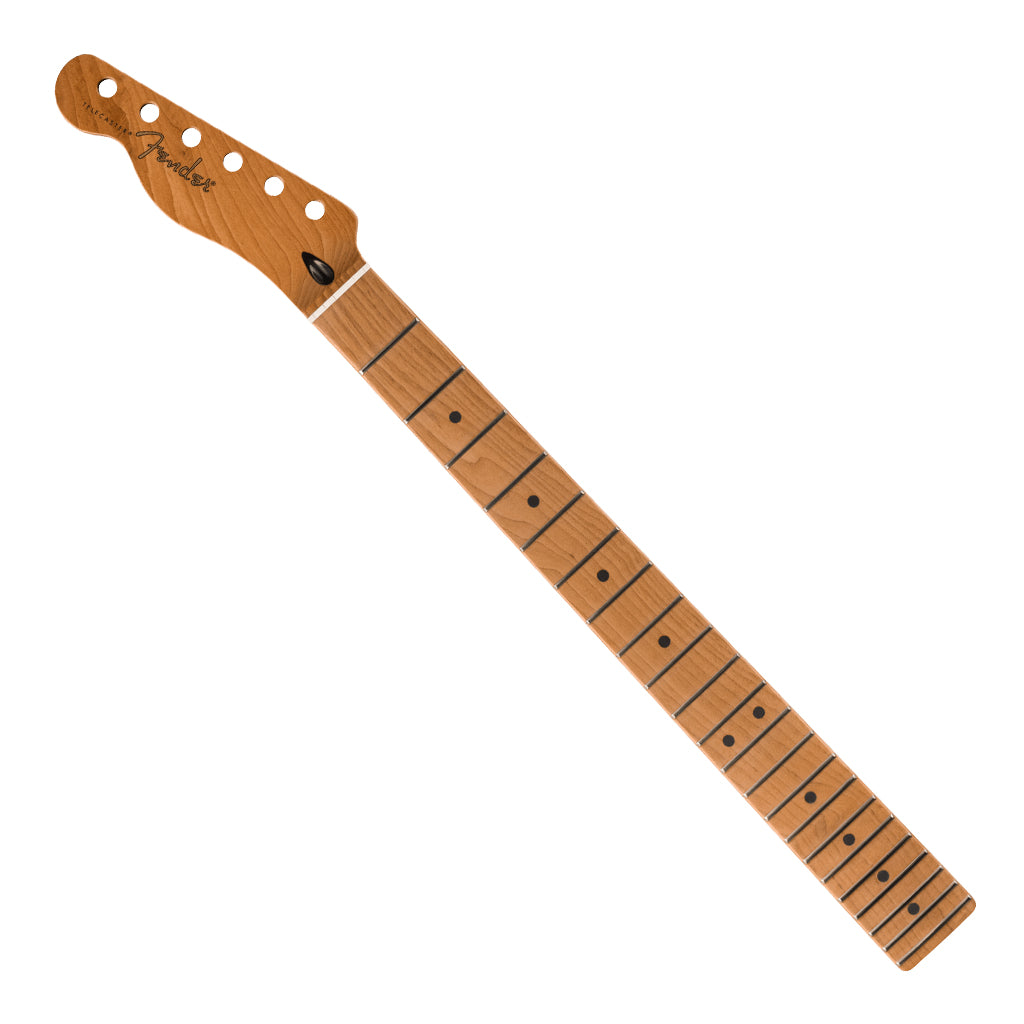 Fender Satin Roasted Maple Telecaster Left Handed Neck - 22 Jumbo Frets 12" - Maple - Flat Oval Shape