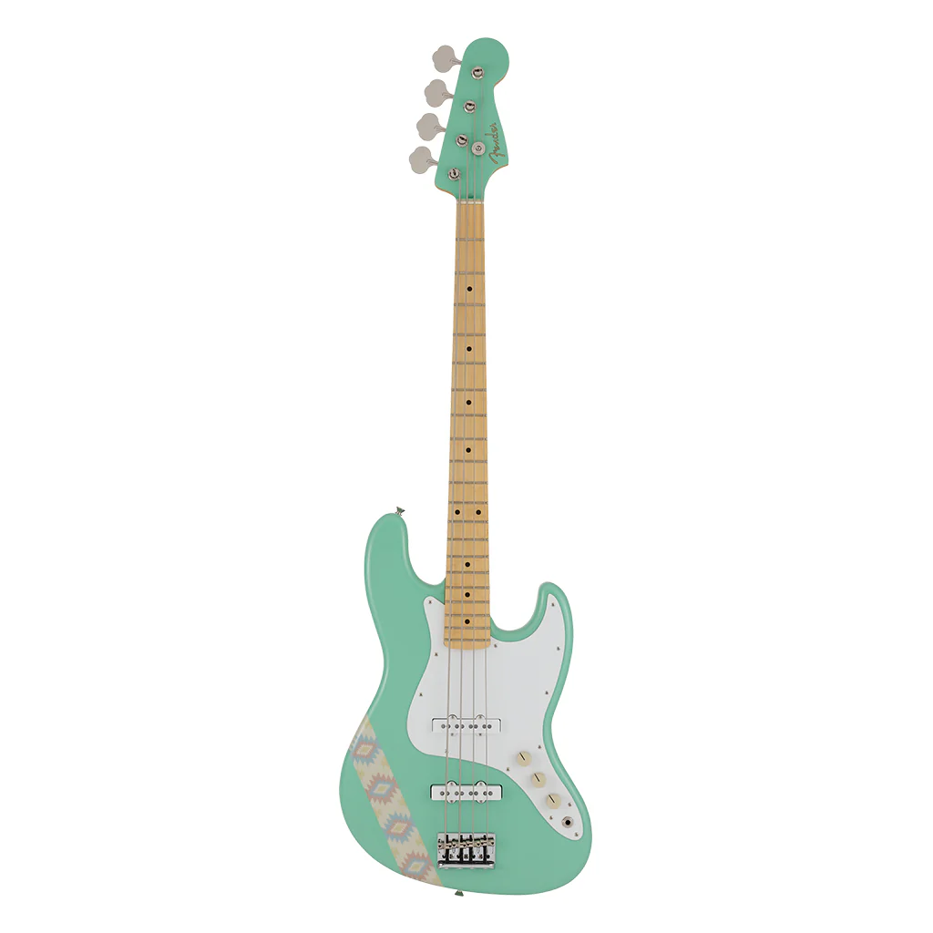 Fender Silent Siren Jazz Bass®, Maple Fingerboard, Surf Green - Image 2