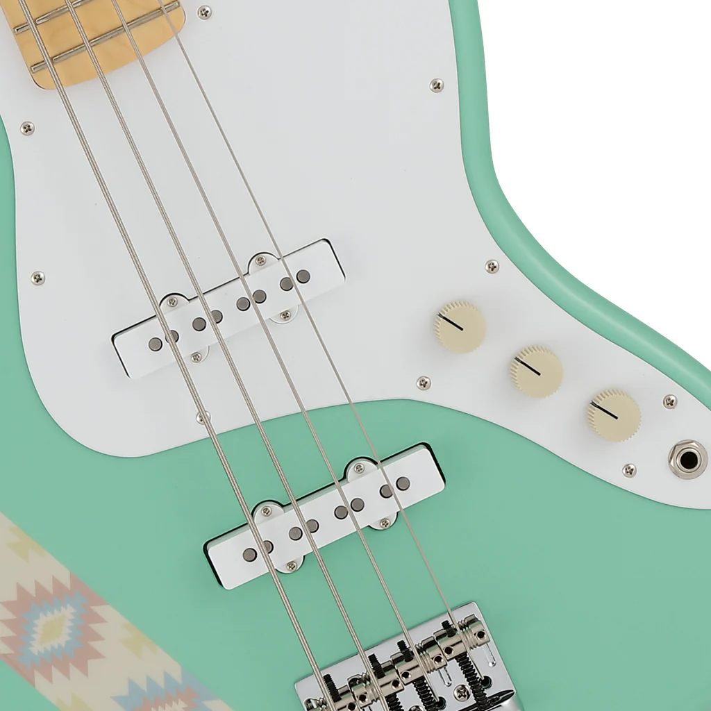 Fender Silent Siren Jazz Bass®, Maple Fingerboard, Surf Green - Image 6