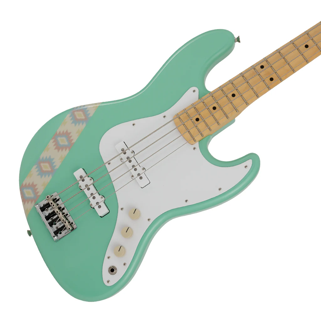 Fender Silent Siren Jazz Bass®, Maple Fingerboard, Surf Green - Image 7