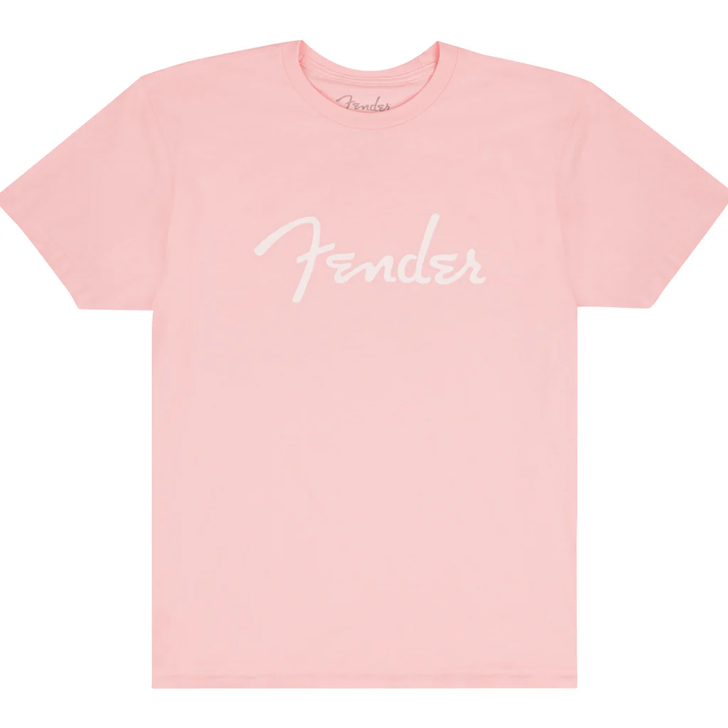 Fender® Spaghetti Logo T-Shirt, Shell Pink, S