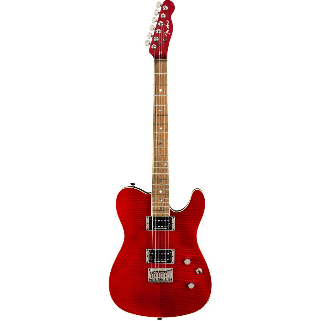 Fender Special Edition Custom Telecaster HH - Flame Maple Crimson Red Transparent - Image 2