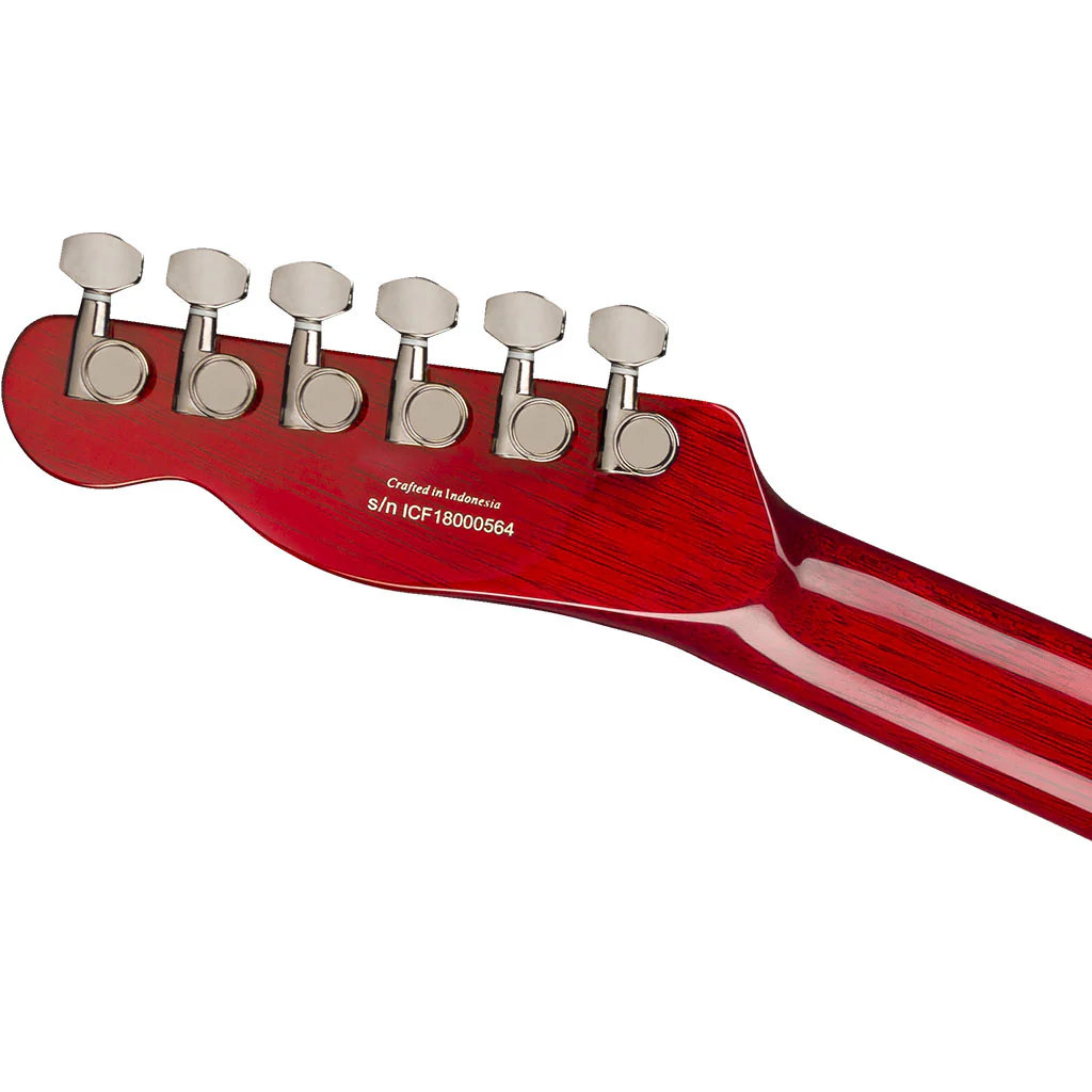 Fender Special Edition Custom Telecaster HH - Flame Maple Crimson Red Transparent - Image 5
