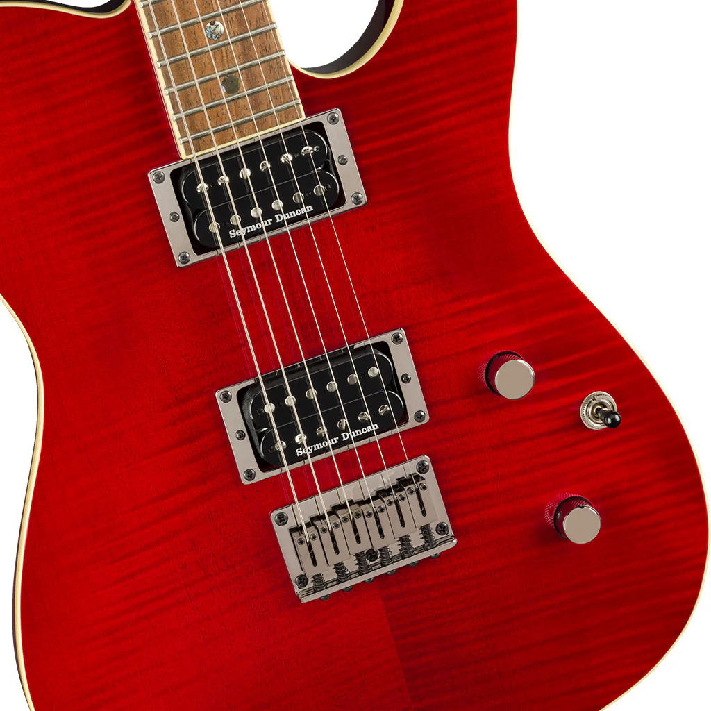Fender Special Edition Custom Telecaster HH - Flame Maple Crimson Red Transparent - Image 6