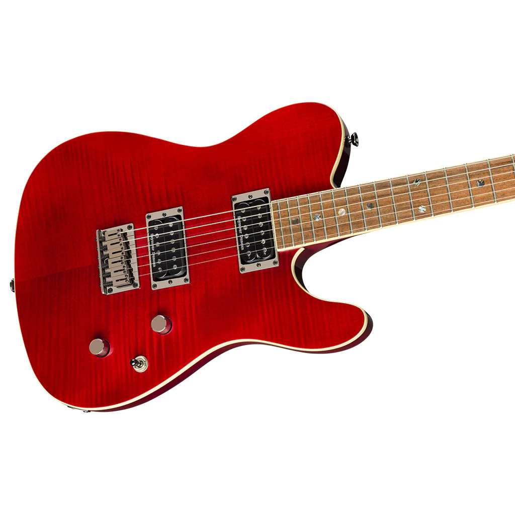 Fender Special Edition Custom Telecaster HH - Flame Maple Crimson Red Transparent - Image 7