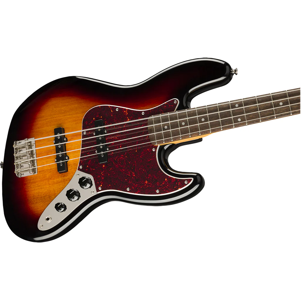 Squier Classic Vibe 60's Jazz Bass - 3 Tone Sunburst - Laurel - Image 7