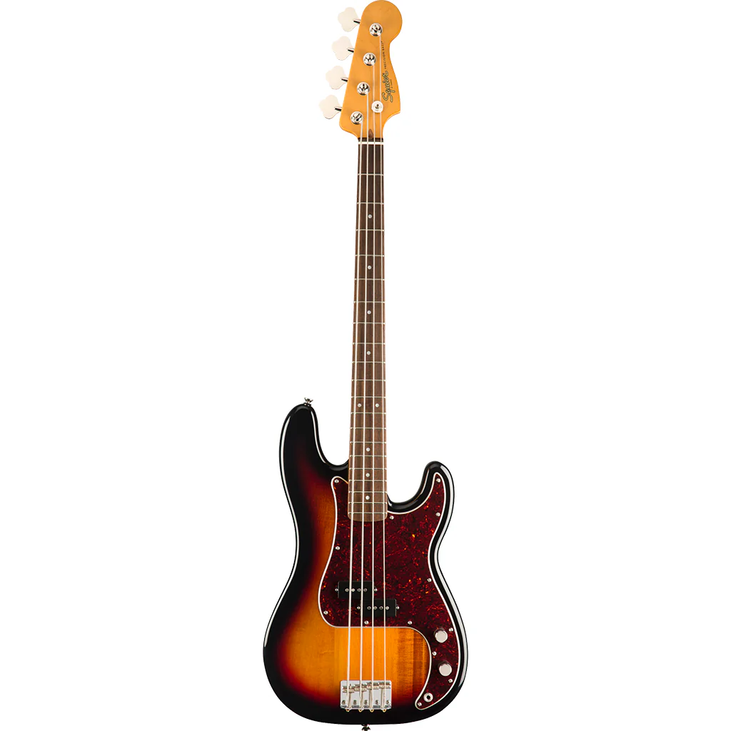 Squier - Classic Vibe 60's Precision Bass - 3 Tone Sunburst - Laurel - Image 2