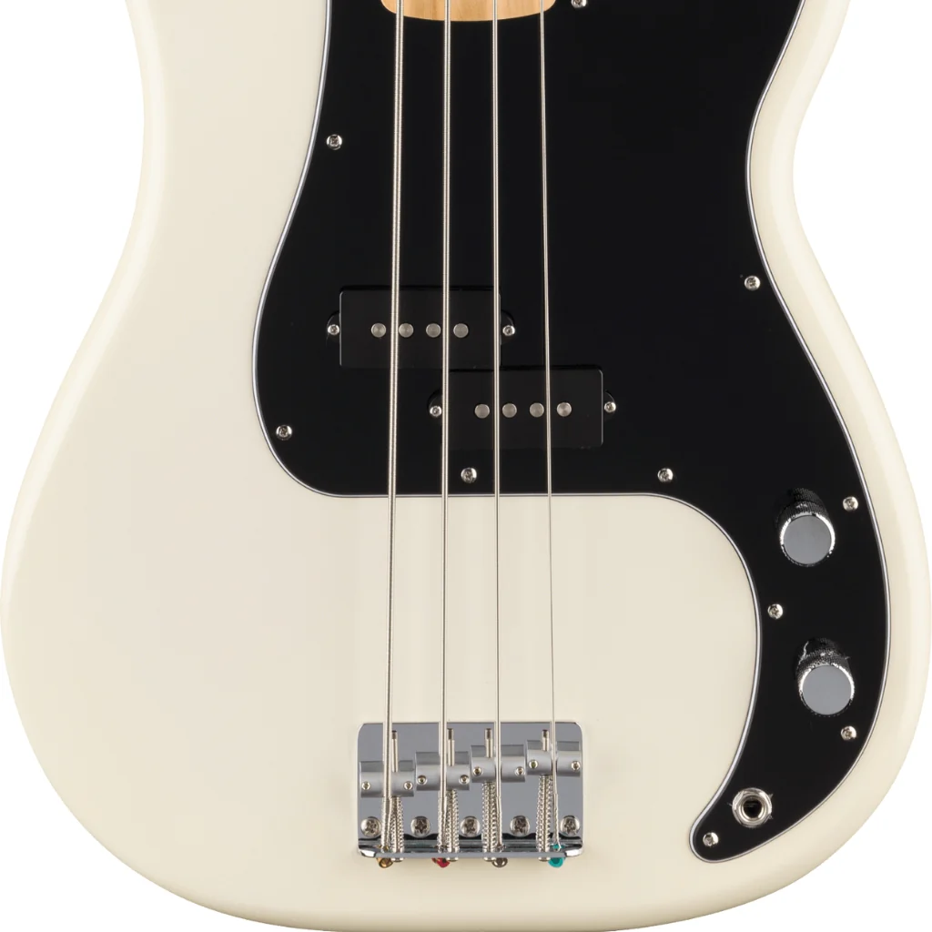 Fender Standard Precision Bass, Maple Fingerboard - Olympic White - Image 7