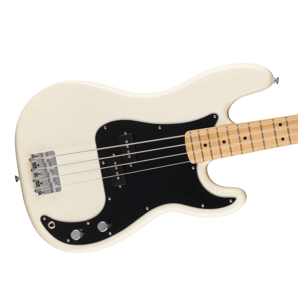 Fender Standard Precision Bass, Maple Fingerboard - Olympic White - Image 8