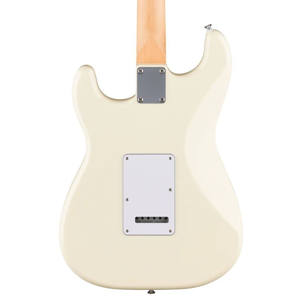 Fender Standard Stratocaster, Maple Fingerboard Electric Guitar - Olympic White - Image 2