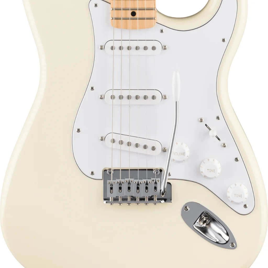 Fender Standard Stratocaster, Maple Fingerboard Electric Guitar - Olympic White - Image 7