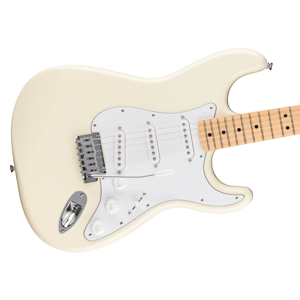 Fender Standard Stratocaster, Maple Fingerboard Electric Guitar - Olympic White - Image 8